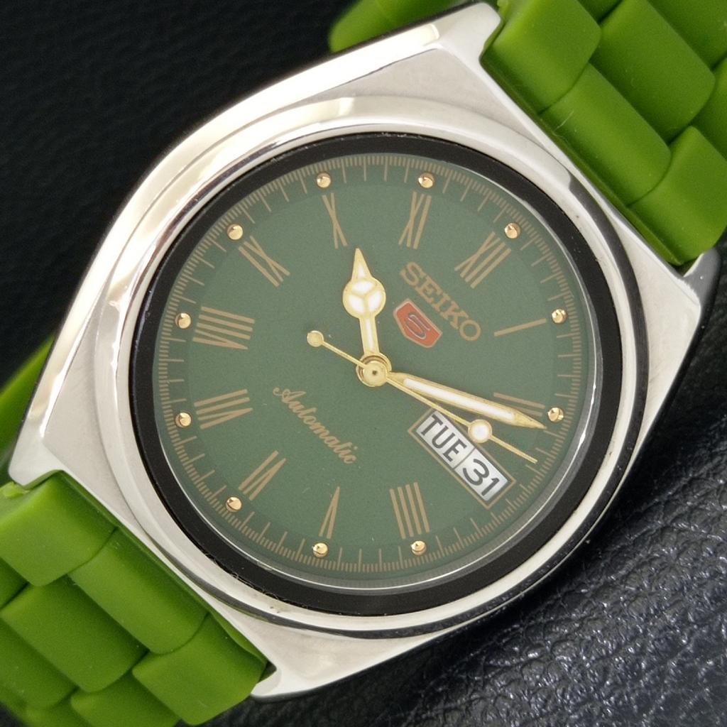 

Б/У винтажные мужские часы SEIKO 5 AUTOMATIC 7S26A из Японии с зеленым циферблатом a433530-2 R117-a433530