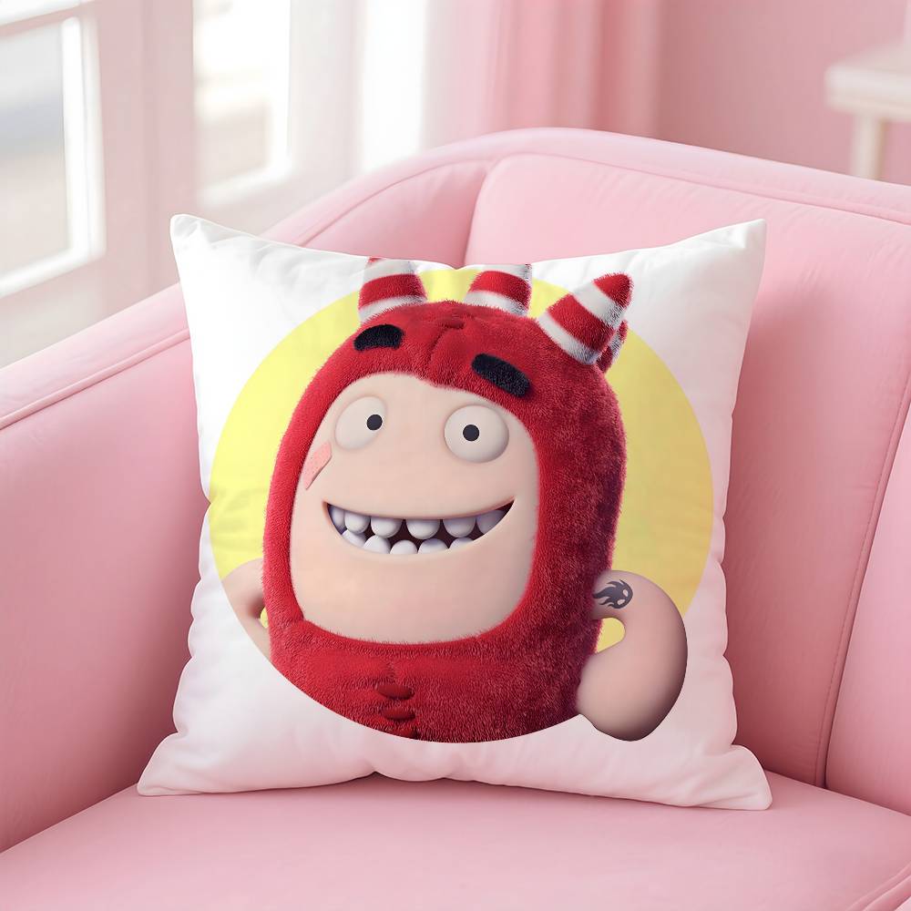 

Декор для дому Подушка Oddbods Наволочка Комфорт Диван-ліжко Шовковиста Елегантна Прихована блискавка Індивідуальна Декоративна наволочка 18x18Inch
