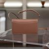 2025 Neue Damenhandtasche aus echtem Leder Temperament Vielseitig für Pendeln Lässig Rindsleder Handtasche Ein Schulter Einfache Schnalle Umhängetasche Kleine Tasche