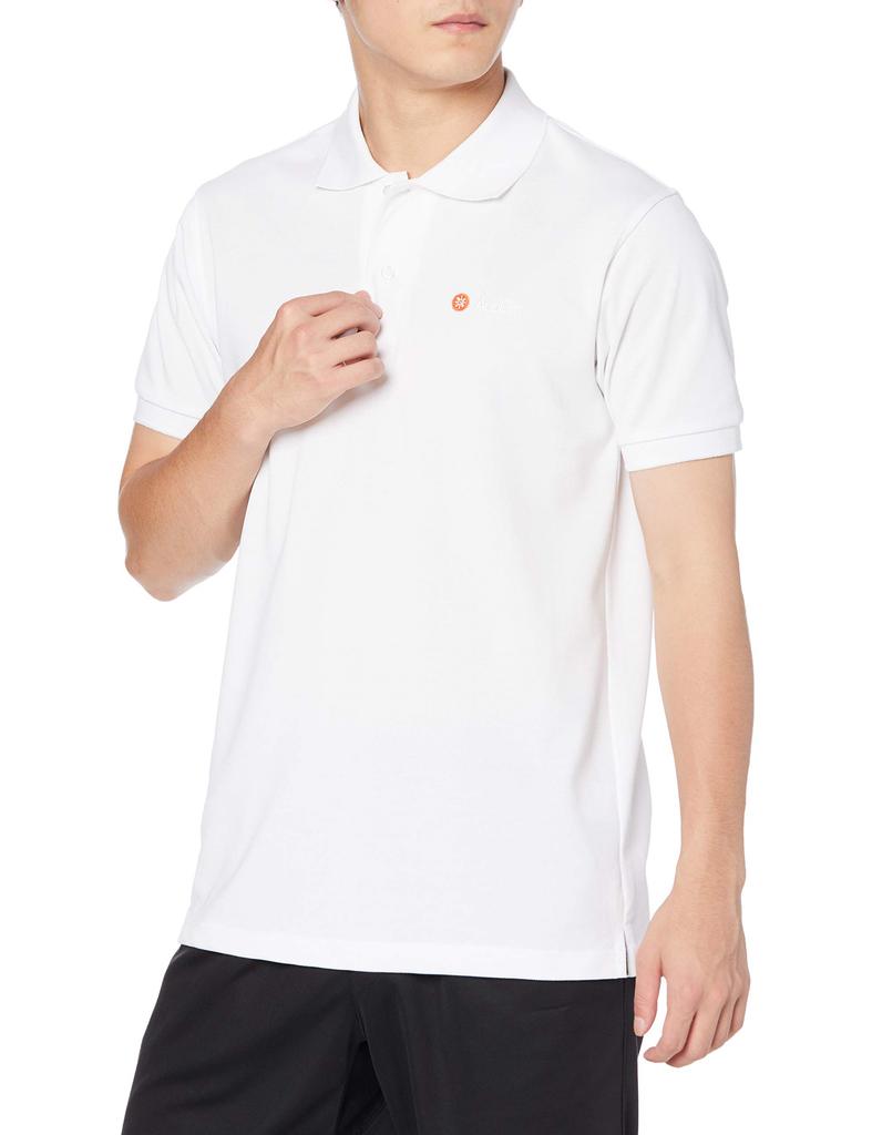 Adoelm ATSUGI Polo Cotton Kanoko Size LL Size Men's Shirt, Blend, Fabric, M4753HS, White, (Japan 2L)