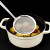 304 Stainless Steel Residue Filter Long Handle Skimmer Spoon Multifunctional Food Strainer Mesh Spoon Colander Kitchen Utensils
