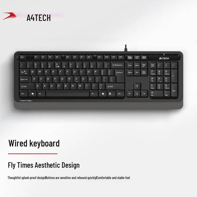 A4TECH FK10/FK10Q Wired Membrane Keyboards
