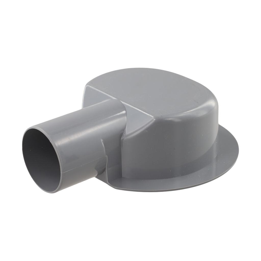 Plastic Drain Connector Adapter Designed for 50mm and 100mm Pipes Featuring Euro 40 Flange Base for Floor Drain Applications