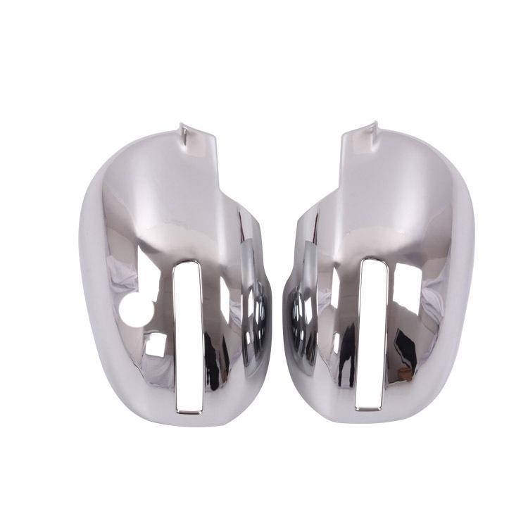 Fits 2013-16 Mitsubishi Outlander: ABS Chrome Rearview Mirror Cover Decorative Part.