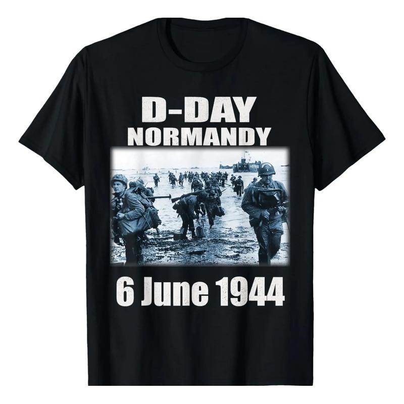 Camiseta D-day Normandy Landings Invasion S разноцветный