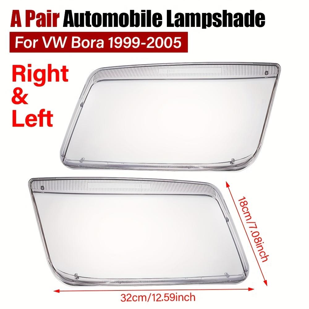 Autoscheinwerferabdeckung Passend für Volkswagen VW Bora Jetta MK4 1999 2000 2001 2002 2003 2004 2005 Transparente Autoscheinwerferabdeckung
