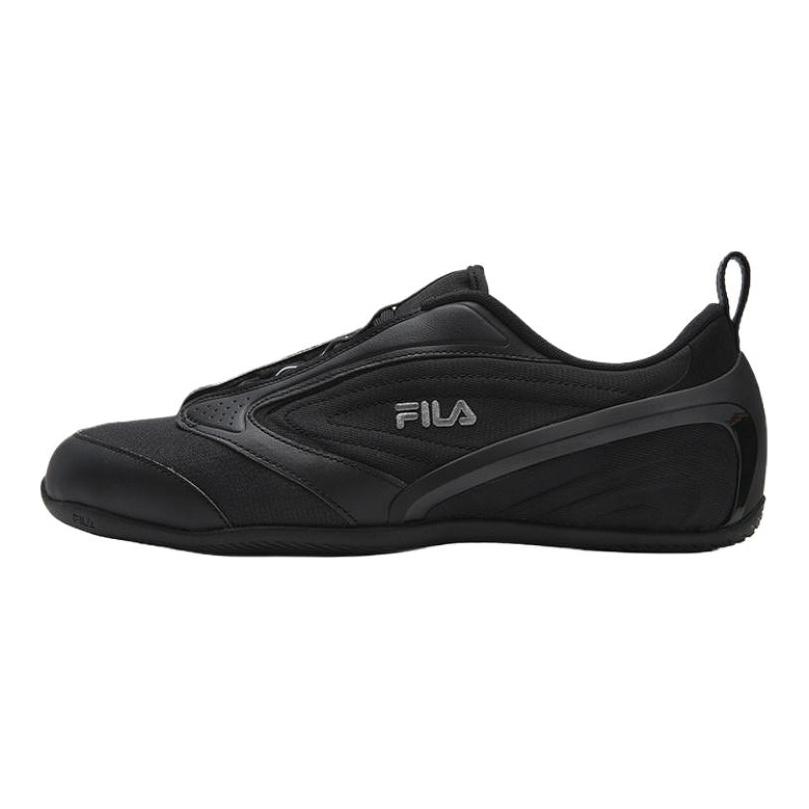 Fila Textile, Synthetic Leather Abrasion Resistant Low Top Casual Shoes Men's Black F12W622138F-BK
