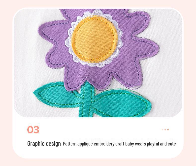 Little Maven Summer Baby Girls' Short-Sleeve Two-Piece Set - European & American Style