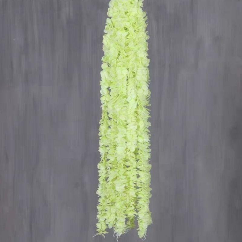 5Pcs Simulated Orchid String Wedding Ceiling Flower Rattan, for Outdoor Patio Garden Living Room Wall Hanging Decoratio