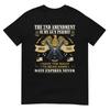 Pro Gun Second Aunisexdunisext Is My Gun Permit Usa American Flag TShirt
