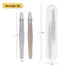 Men's Precision Stainless Steel Beard & Eyebrow Tweezers