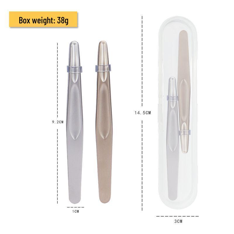 Men's Precision Stainless Steel Beard & Eyebrow Tweezers