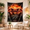 Lord Rings Boho Wall Tapestry Nordic Minimal Designed for Living Room Bedroom Reading Corner All Season Exotic Pattern Perfect Gift for Dorm Roommate