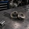 1PE40QMB Reference Kick Starter Gear Set, Metal Replacement Components with External-Tooth Gear and Separate Cover with Splined Center Opening