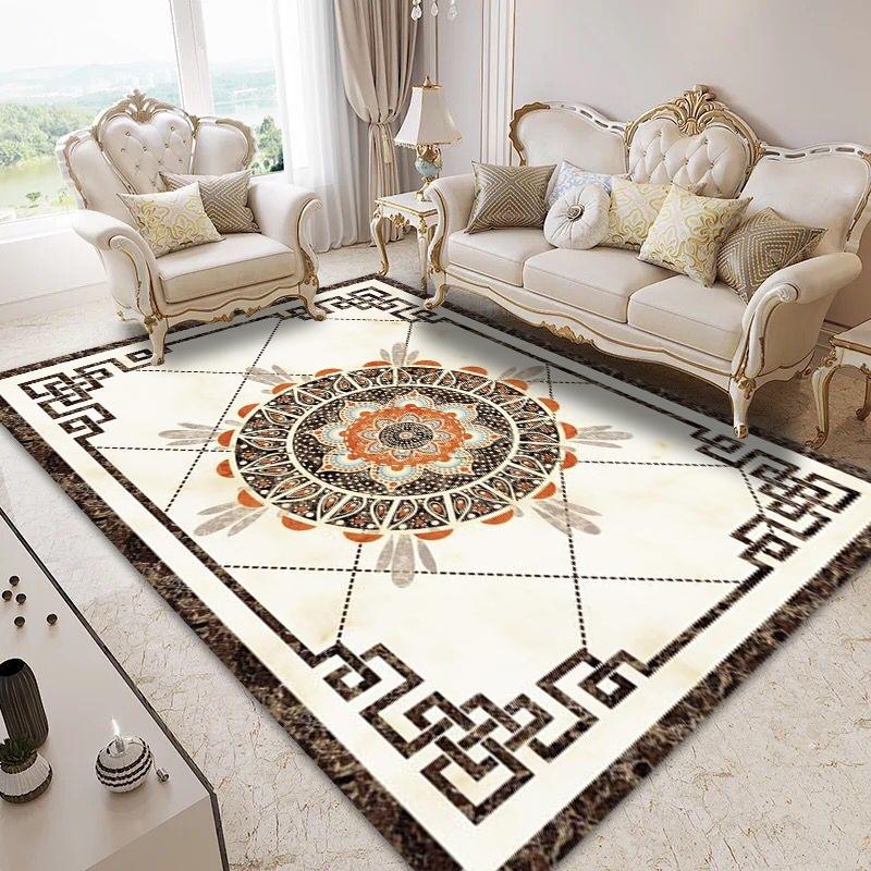 Luxury Marble Style Rugs for Living Room Home Bedroom Decor Large Size Carpet Coffee Table Non-slip Carpet
