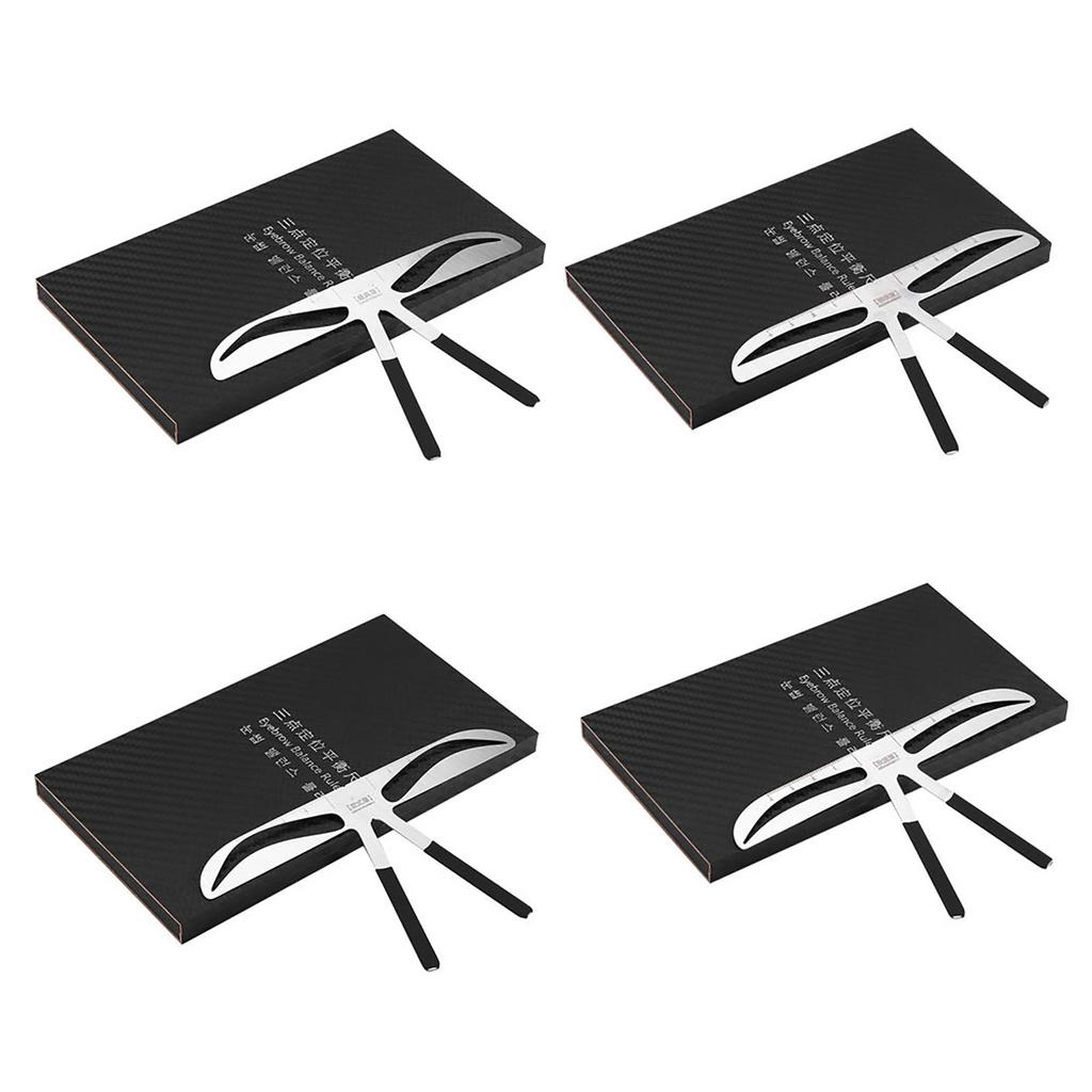 4 Types Eyebrow Ruler Eyebrow Measure Balance Extension Ruler Eyebrow Shape Stencil Ruler Eyebrow Extension Ruler
