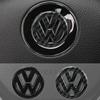 VEMZG1 For VW Volkswagen Jetta MK5 Golf fashion Car ABS Plastic Steering Wheel Logo Circle Trim Sticker For Volkswagen VW Golf Polo Jet