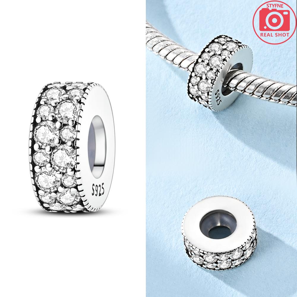 Exquisite Pink Crown Clawed Owl Moon Original Copper Charms Beads Fit Bracelet Women Jewelry Fine Gift Accessory