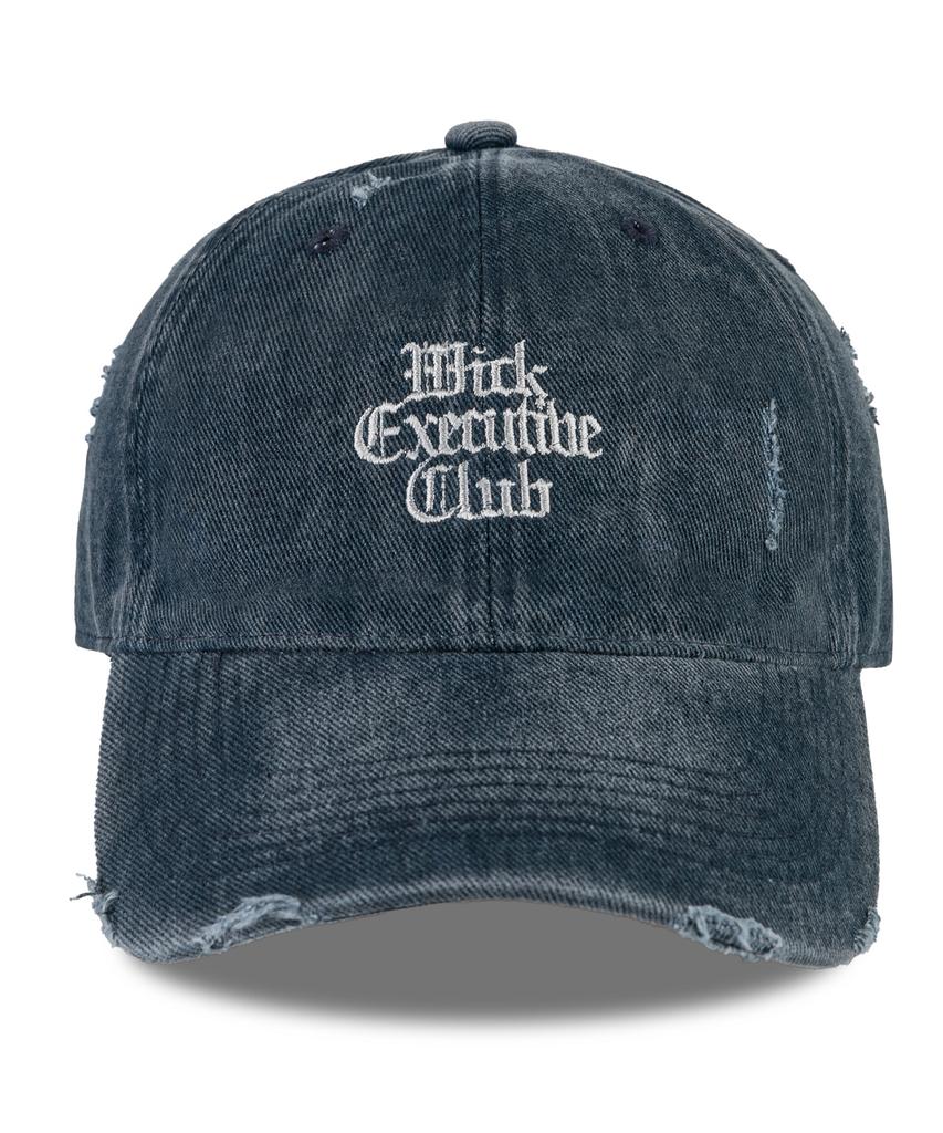 Wig Executive Classic Damaged Pigment Ball Cap - Navy