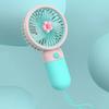 Summer Flower Mini Fan Portable Handheld Fan Cartoon Cute Student Desktop USB Charging Multiple styles and colors Fan