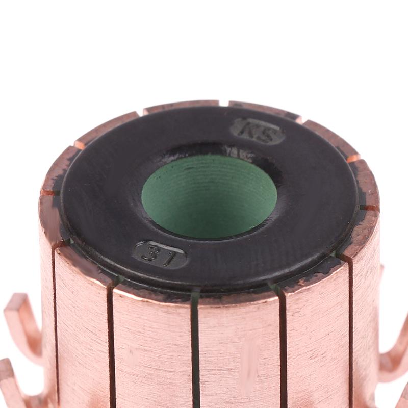 1 Piece Copper Hook Type Electrical Motor Commutator 23X9X17Mm 12P Teeth Copper Hook Type Electrical Motor Commutator