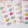Hair Accessories Girls Fur Mini Ball Hairball Small Pompom Hairclips Hairpins Barrette Hair Clip
