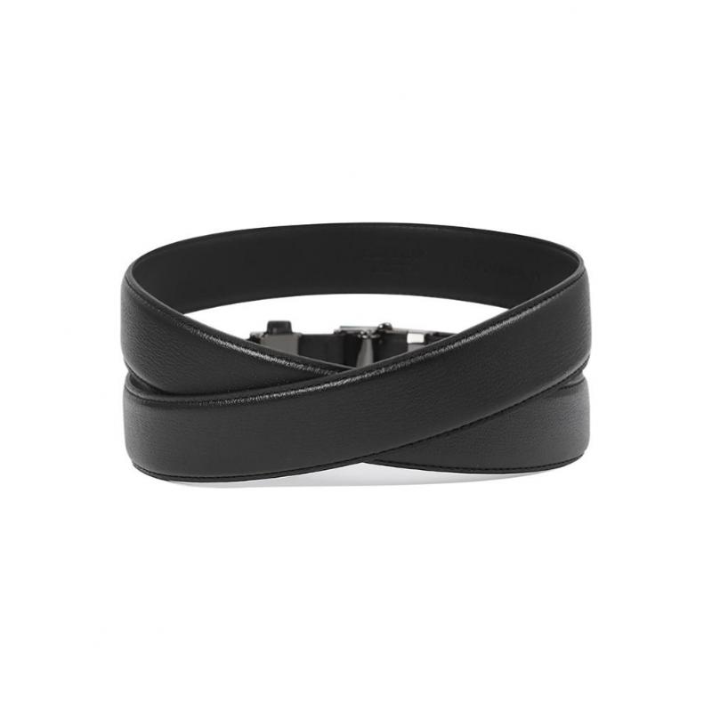Benovero 2026 SS Derby emboSSed Cowhide Men S Auto Belt Black Bmg1acb1236k1