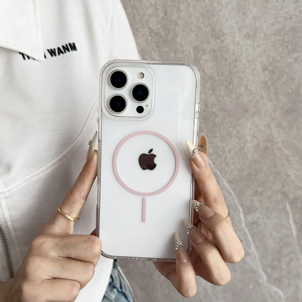 Clear Case For Magsafe Mag Safe iPhone 16E 16 E 15 Pro Max 14 Plus 13 12 11 X XS XR SE 2022 2020 8 iPhone16 16Pro 16Plus 15Pro Phone Cover Accessories