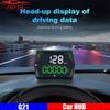 G21 HUD Car Head Up Display KMH MPH Speed Display Compass Mileage ODO Speedometer Altitude Time Overspeed Fatigue Driving Alarm