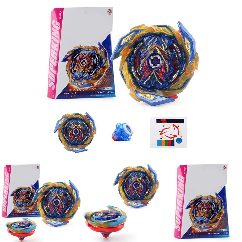 Premium Alloy B163d Burst Top Toy With Dual Launcher And Stunning Fire Design