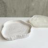 Wings Love Tray Silicone Mold DIY Tree Stump Dish Concrete Cement Plaster Resin Mold Storage Tray Plate Mould Home Decor