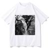 Crank 7 Black White American Country Portrait Vintage T-Shirt  American Hip Hop Unisex T-shirt Y2K Cotton Gothic Round T-shirt