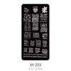 Lace Butterfly Flower Bamboo Pattern Nail Printing Mold Silicone Transfer Seal Steel Plate Nail Salon Special Tool
