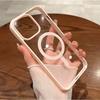 Applicable To IPhone 16 Acrylic Transparent Magnetic Phone Case Apple 15promax Simple Anti Fall Protection Case 14