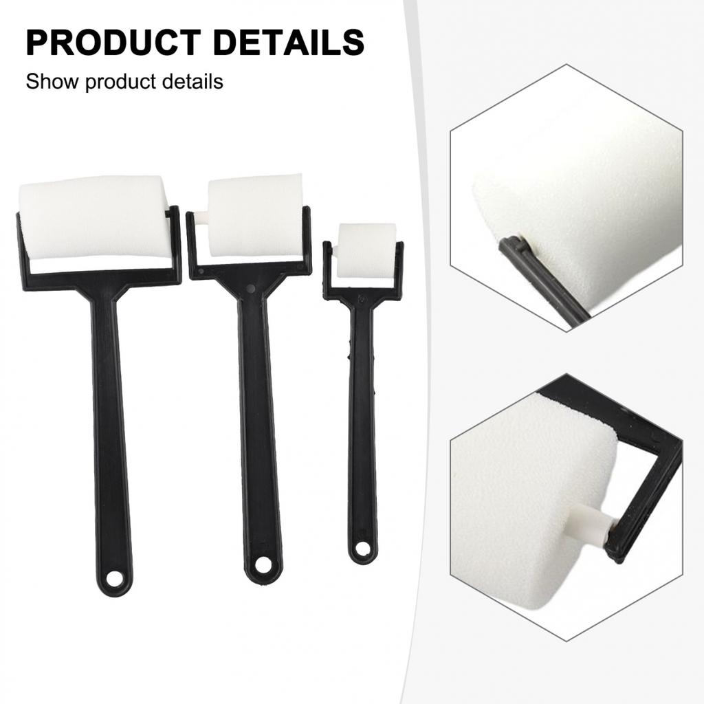 Sponge Paint Roller Brush White Sponge Brush Decorative Supplies Foam Painting