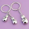 Metal Boxing Gloves Keychain 3D Sport Pendant Creative Fitness Boxing Key Ring  Boxing Lovers