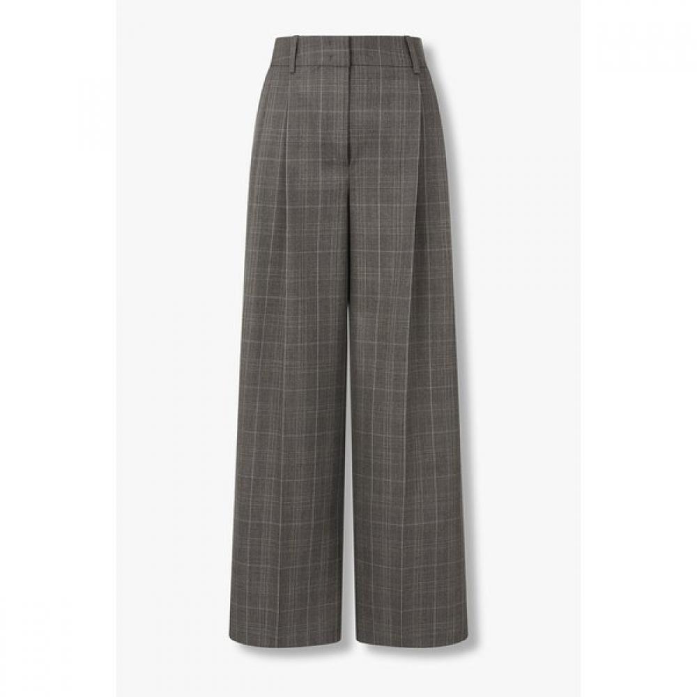 

Vov Classic Check Two Tuck Pants 7116130202 60 (brown)/S(55)