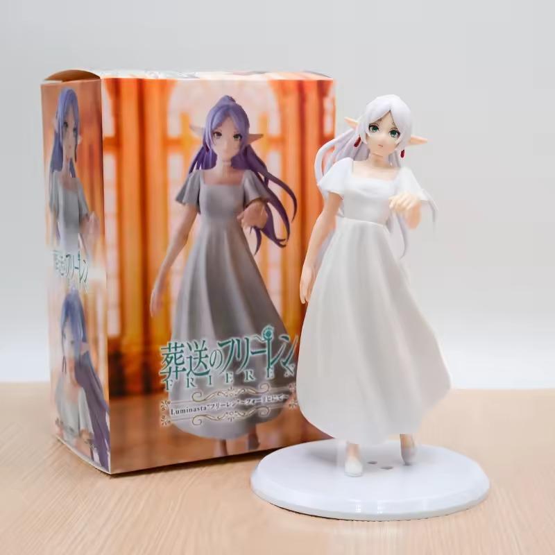 In Stock Original Anime Figurine  Frieren: Beyond Journey'S End Frieren Luminasta Himmel Vorig Action Pvc Toys Figurine Model