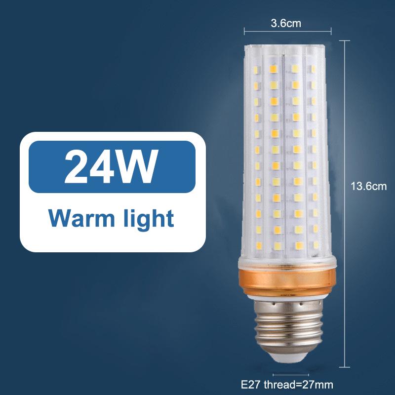 Brightness E27 E14 Led Bulb Corn Lighting Lamp 12W 16W 24W 2835 Smd Lamps 110V 220V Home Decor Replace Halogen Lights White