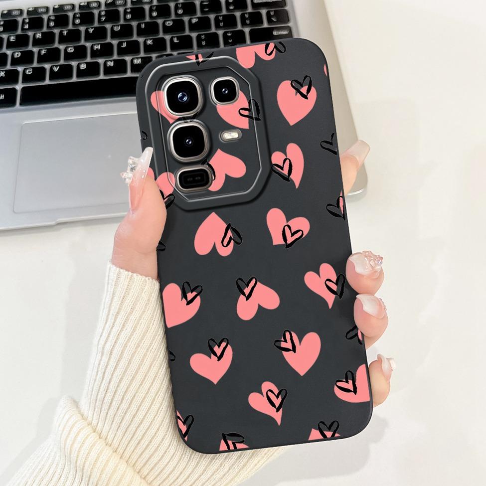 6.78" For Infinix Note 50s X6870 Back Cover For Infinix Note 50s Case Luxury Fashion Lover Cartoon Cool Painted Silicone Bumper