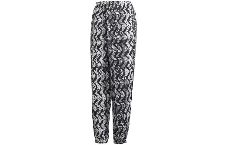 Adidas Originals Knitted Sweatpants Women s Black Moderate Cuffed Pants GC6754 30