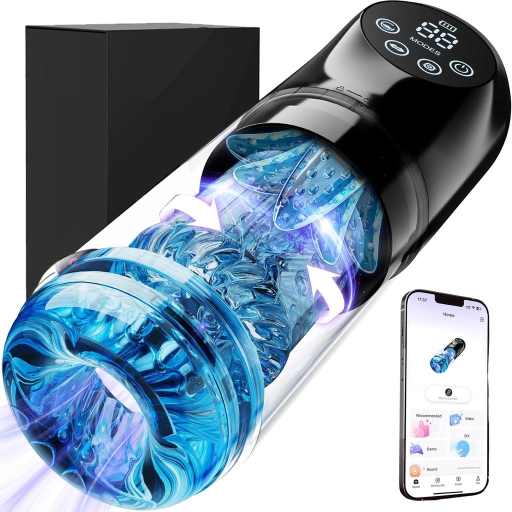 Male Masturbator Cup Automatic Male Masterbation Thrusting Rotating Vibrating Sucking Stroker Adult Sex Toys for Men