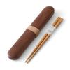CRAFT KONOMI/My Chopsticks Set (Small Walnut Chopstick Case / Small Oak Chopsticks)