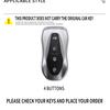 4 Bottons Racing Style Metal Car Key Case Fob Cover for Geely Boyue PRO Azkarra FY11 Atlas Pro New Emgrand GS X6 EC7 Accessories