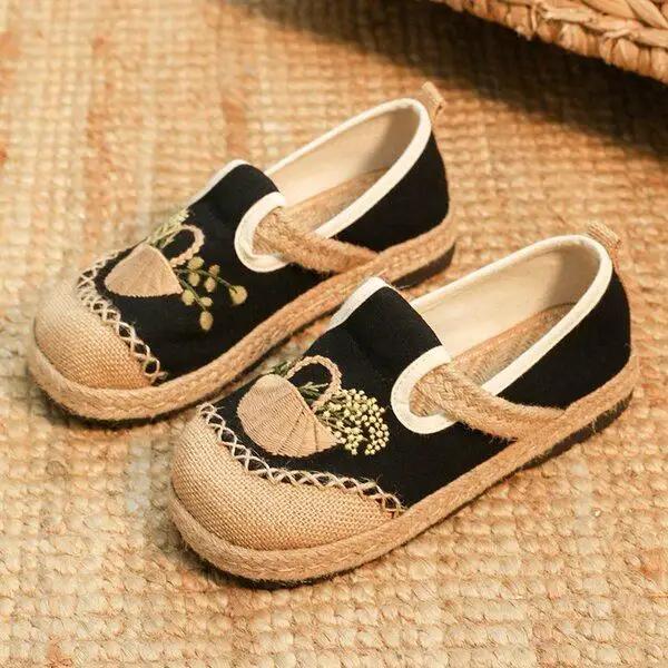Shallow Mouth Soft Shoes Woman  Female Footwear Casual Sneaker Round Toe New Dress TPR Basic Ethnic Lace-Up 2024