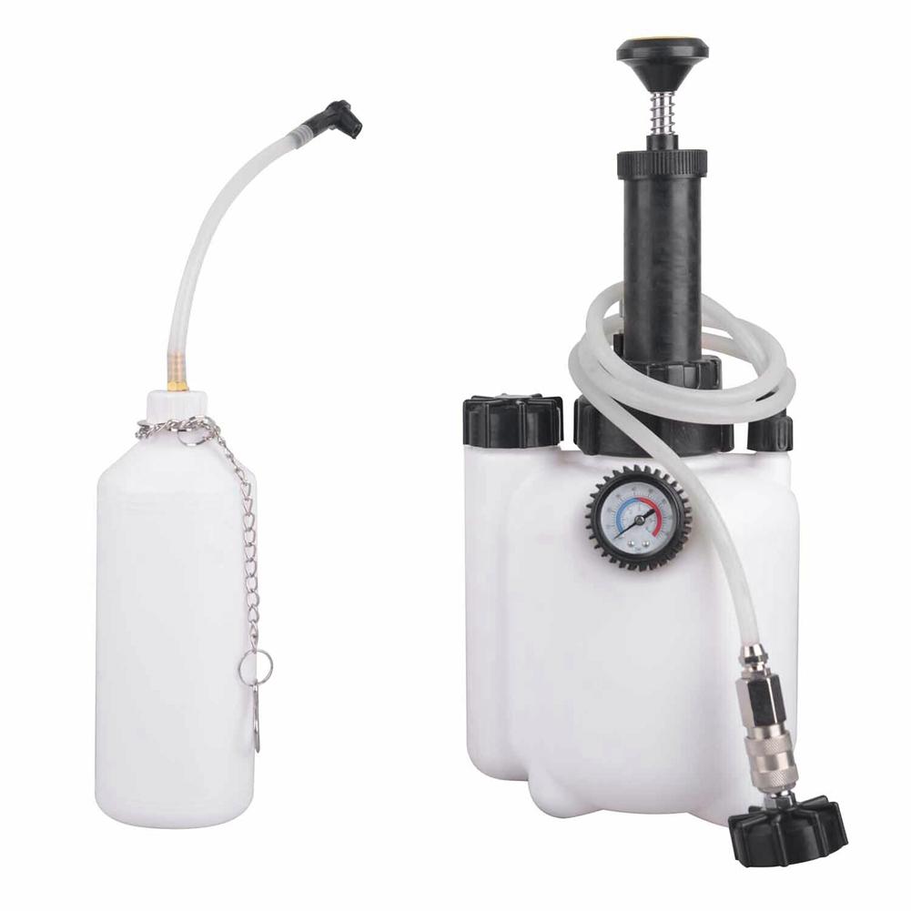 3L Auto Bremsenentlüfter Hydraulische Pumpflüssigkeitspumpe Kit Leerer Austausch Entleerter Kit Ölwechsel Entlüftungsbehälter Schläuche Ersatzwerkzeug