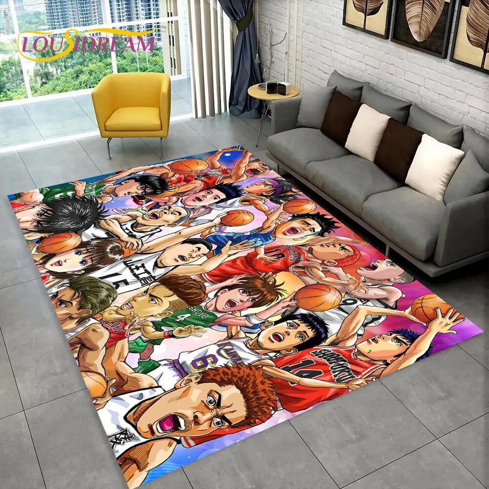 Slam Dunk Japan Anime Cartoon  Area Rug,Carpet Rug for Living Room Bedroom Sofa Doormat Decoration, Kids Play Non-slip Floor Mat
