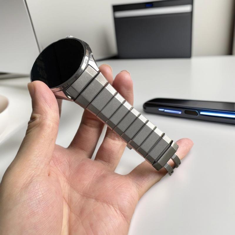Oryginalny Metalowy Pasek Tytanowy Bez Szpar Dla Huawei Watch GT6 Pro 46mm Luksusowa Bransoleta Dla Huawei Watch GT 6 46mm Specjalistyczny Pasek Zegarkowy Z Szybkim Zapięciem