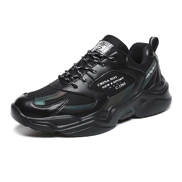 

Новая летняя мужская обувь. Простая дышащая легкая мужская обувь. Амортизирующая нескользящая уличная универсальная мужская обувь для отдыха. 39 чёрный