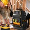 Electrician Backpack Hard Bottom Storage Organizer Tool Bag Organizer For Construction Site Repair Job Home Project Outdoor